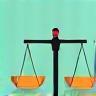 Scales icon representing objectivity